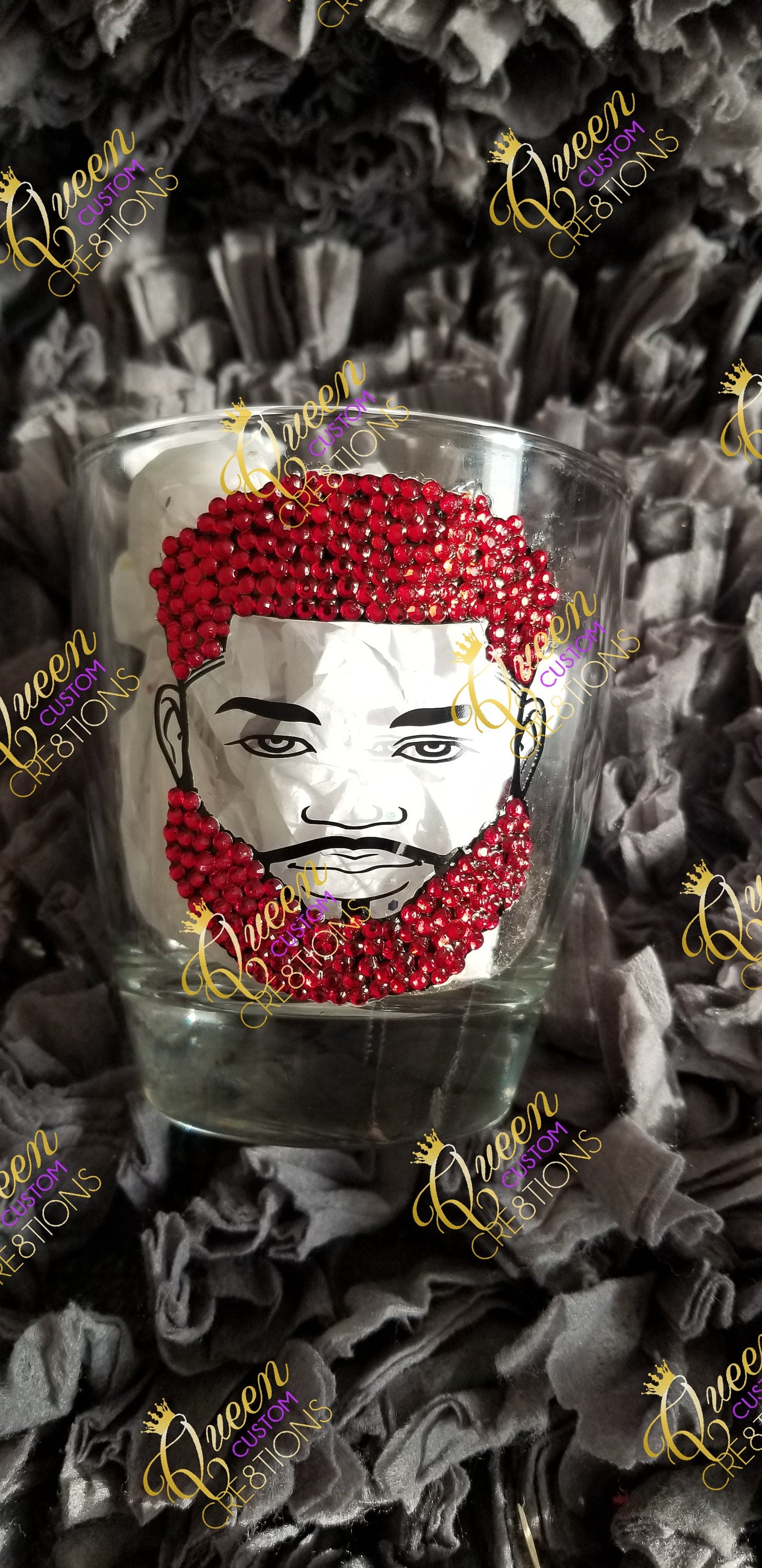 Blinged out Whiskey Glass